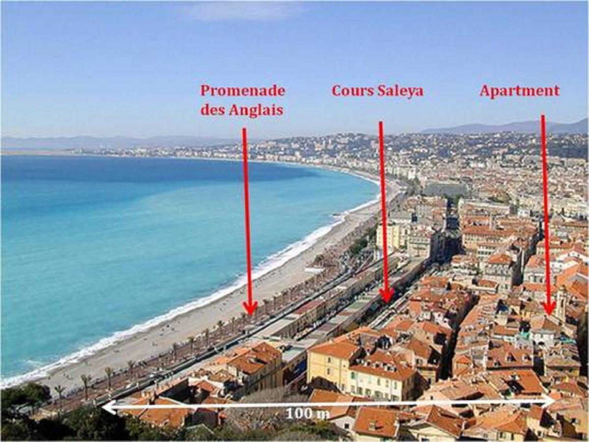 Centrale 2 - F4 Spacieux Et Confortable Au Centre Du Vieux-Nice Apartment Екстериор снимка